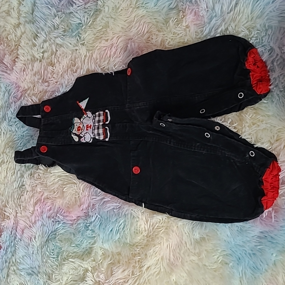 Vintage Black Overalls